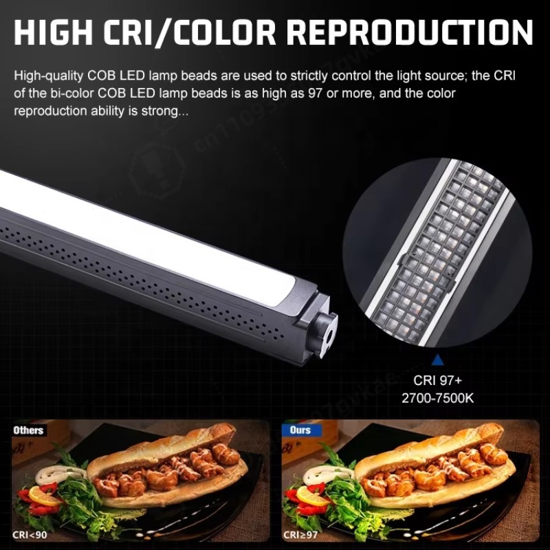 Photography Lighting For Portraits - 2700-7500K RGB ポータブルLEDビデオスタジオライト。ポートレート撮影、Vlog、ライブ配信に最適な、調光機能付きの撮影用補助照明。