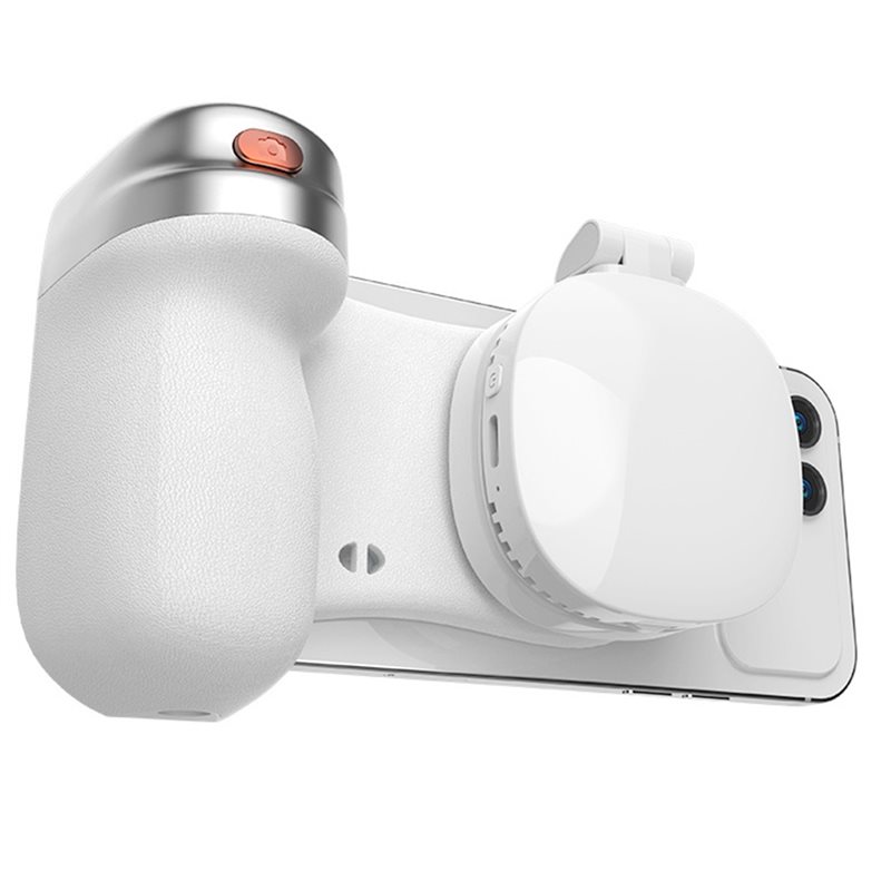 Photography Lighting Design - T23C セルフィースティック磁気電話 Bluetooth 機能付きハンドヘルドポータブル写真撮影グリップ LED ライト付き人間工学に基づいたデザイン