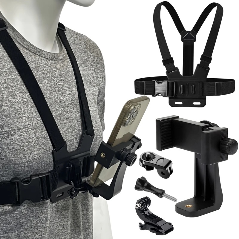 Gopro Action Camera Hero 11 Black - iPhone 14用スマホチェストストラップマウントベルト、GoPro Hero 13 12 11