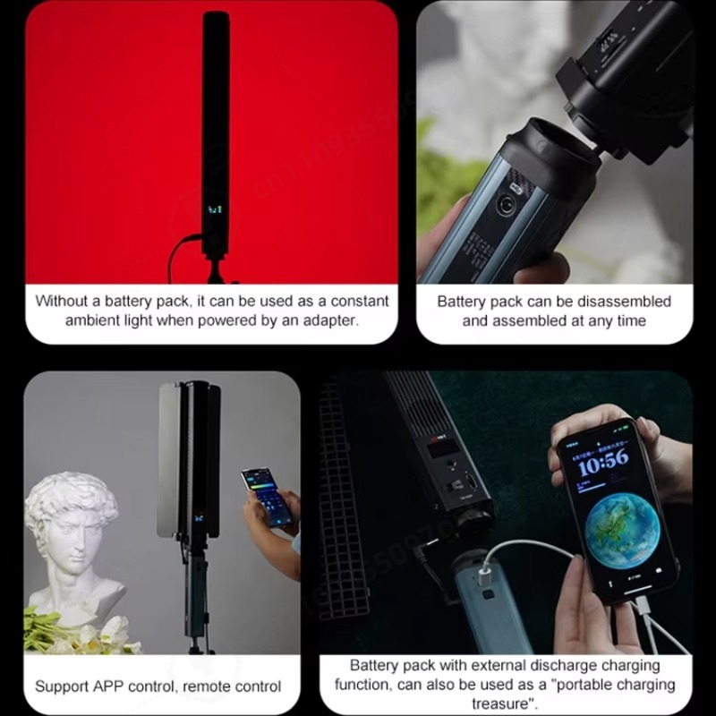 2700-7500K RGB ポータブルLEDビデオスタジオ - Photography Lighting For Portraits のレビューと価格