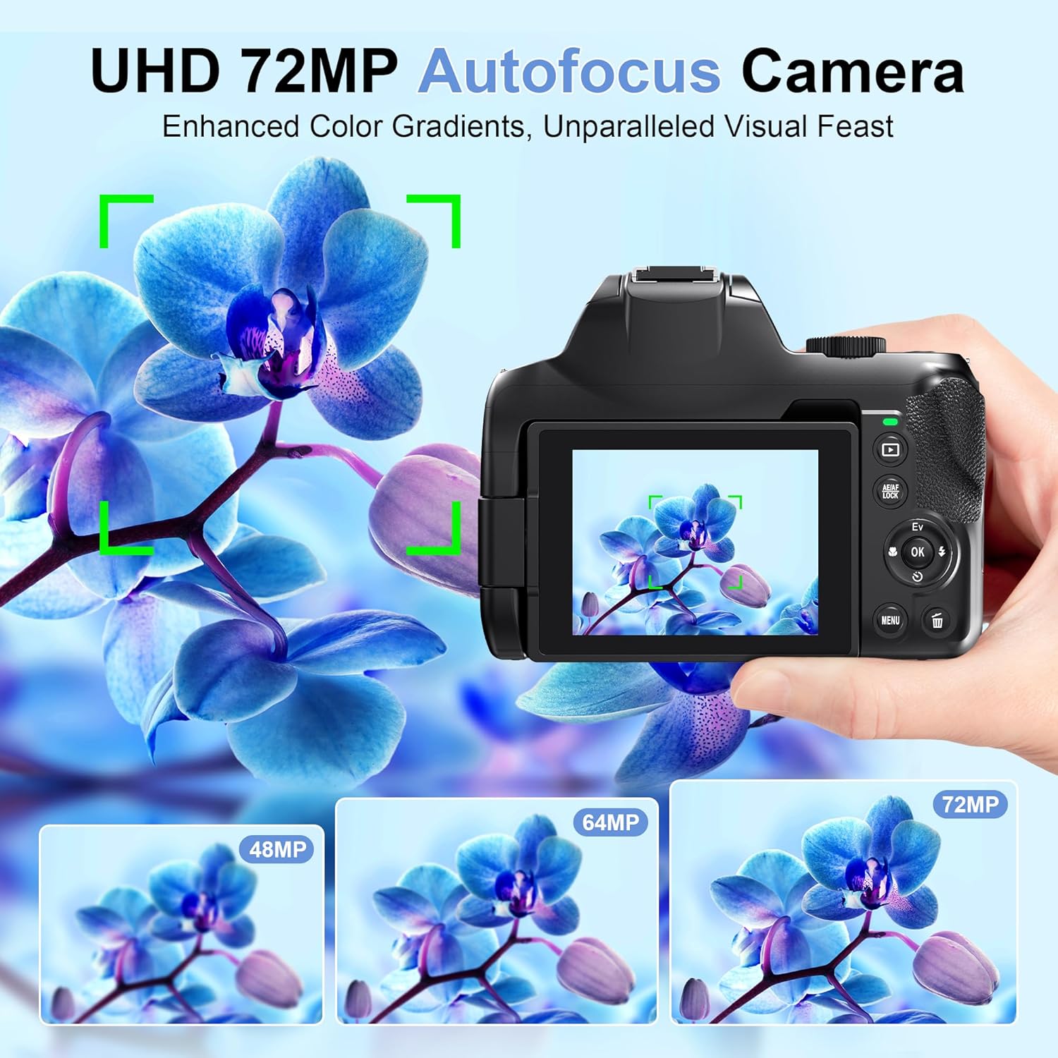 4K HDデジタルカメラ 写真撮影用 12倍光学ズーム Yo - Photography Natural Lighting のレビューと価格
