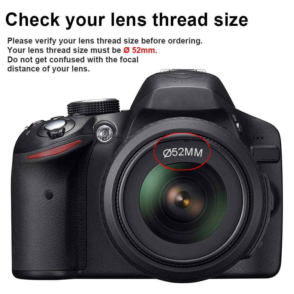 52ミリメートル0.35x hd広角魚眼レンズ (w/マクロ - Nikon Camera D3500 のレビューと価格