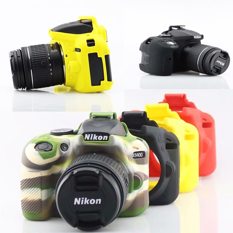 新しいソフトシリコーンゴムバッグニコン D5500 D560 - Nikon Camera D3500 のレビューと価格