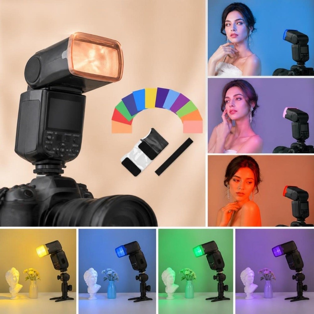 2セット 12色 カラーコレクションジェル PVC素材 透明 - Photography Lighting Design のレビューと価格