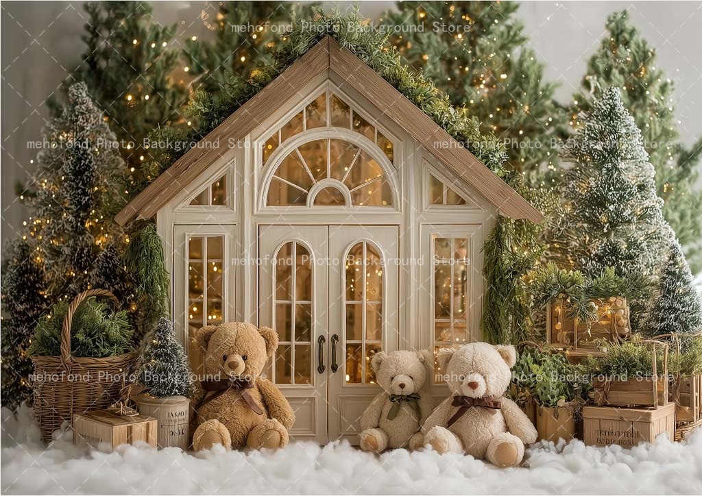 Mehofond 写真撮影背景 クリスマスツリー ハウス ク - Photography Lighting White Background のレビューと価格