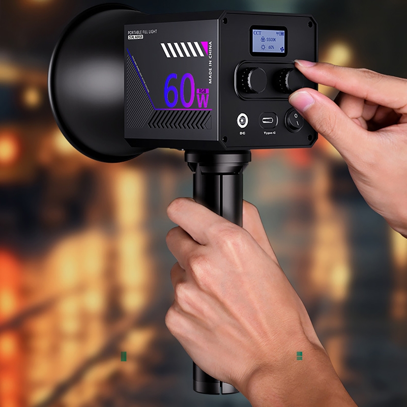 60W RGBビデオライト ポータブルLED撮影スタジオライ - Photography Natural Lighting のレビューと価格