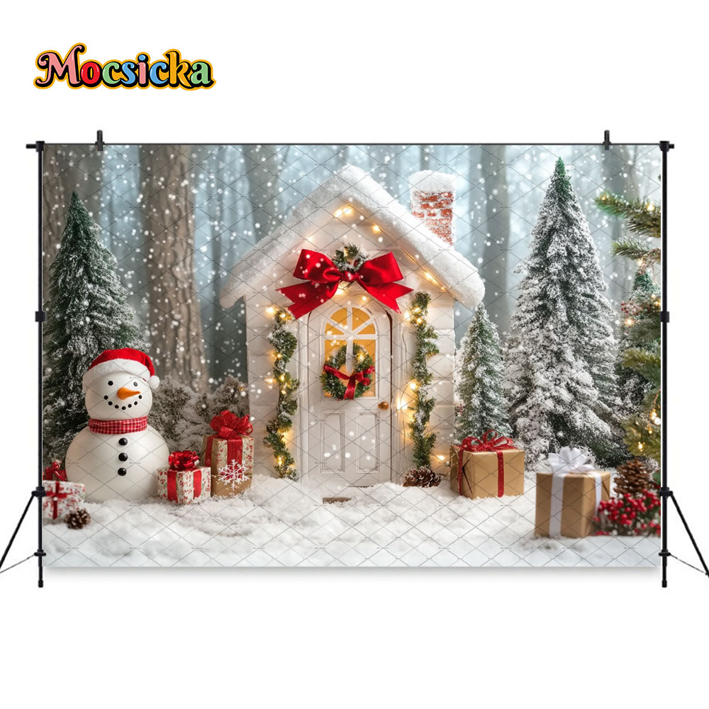 モシッカ ホワイト クリスマス ハウス 写真撮影用背景 クリ - Photography Lighting White Background のレビューと価格