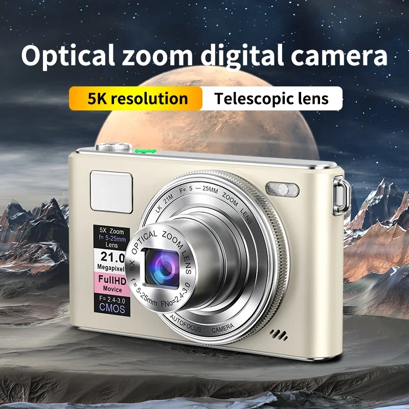 5K 64MP HDデジタルカメラ 5倍光学ズーム望遠レンズ - Photography Natural Lighting のレビューと価格