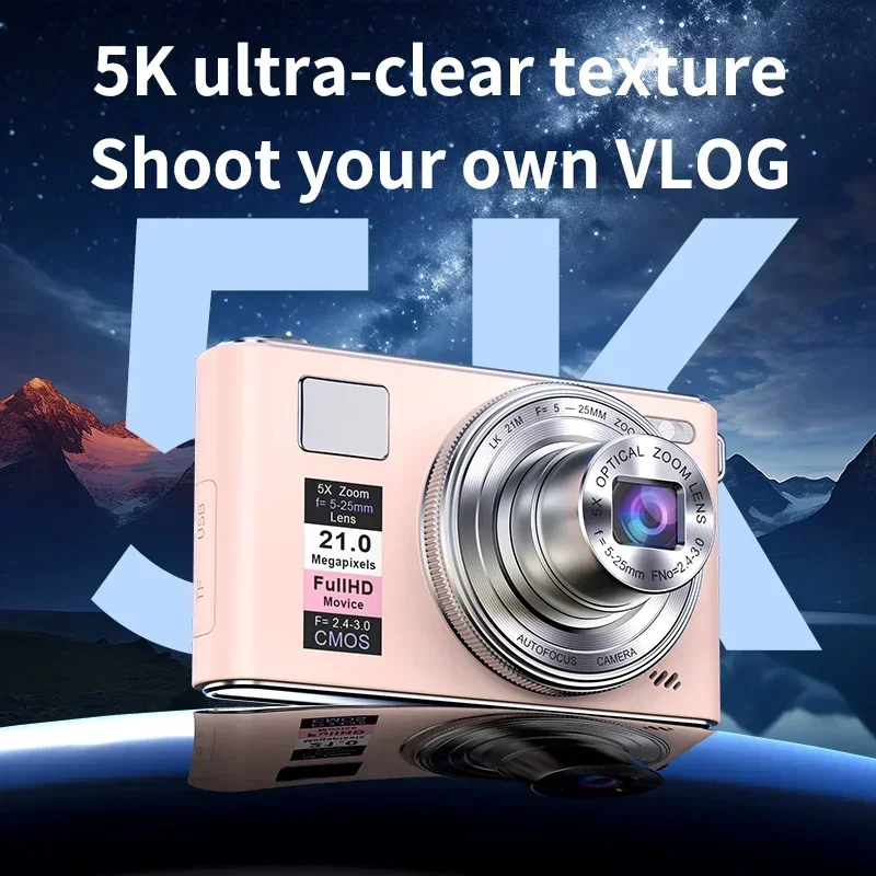 5K 64MP HDデジタルカメラ 5倍光学ズーム望遠レンズ - Photography Natural Lighting のレビューと価格