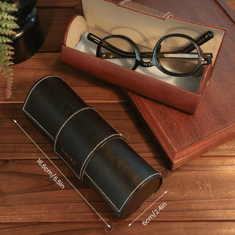 パーソナライズされたカスタム名入りレザー眼鏡ケース PU ポ - Photography Lighting Design のレビューと価格